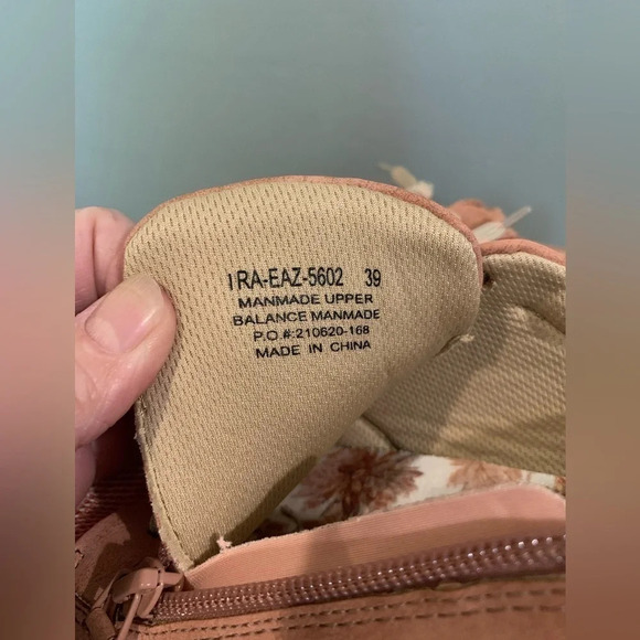 TRAQ by Alegria Womens Eazee (5602) Zipper Lace Sneaker- Adobe size 39 - Picture 6 of 10